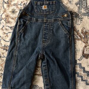 Carhartt Kids Blue Denim Overalls